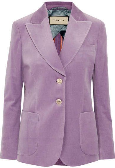 gucci woman blazers|gucci lilac velvet blazer.